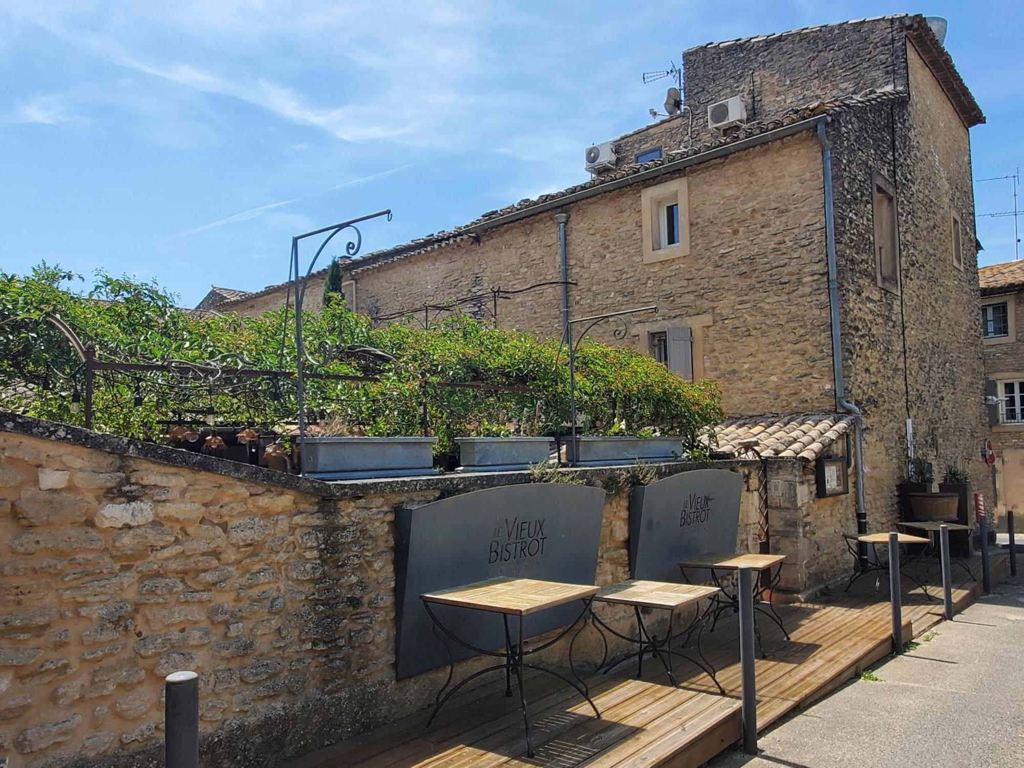 Chambres Du Vieux Bistrot Cabrières-dʼAvignon Buitenkant foto
