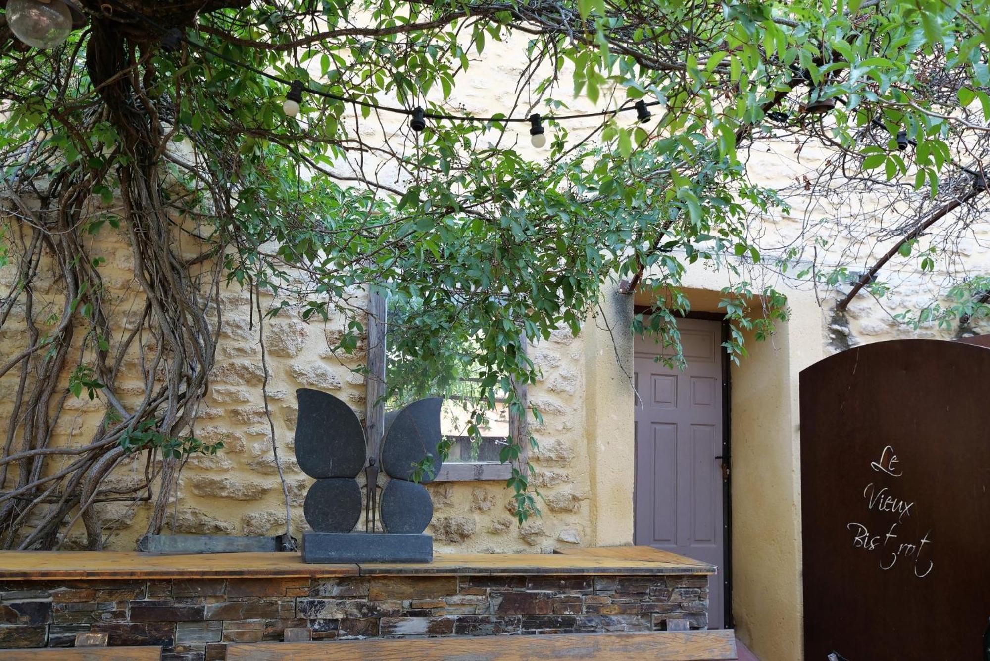 Chambres Du Vieux Bistrot Cabrières-dʼAvignon Buitenkant foto